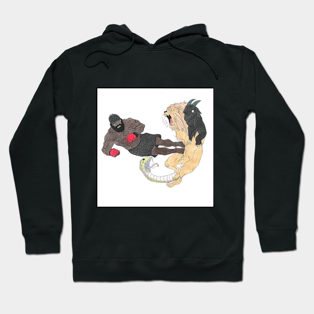 Mythological Dropkick Hoodie by EnviableWreck